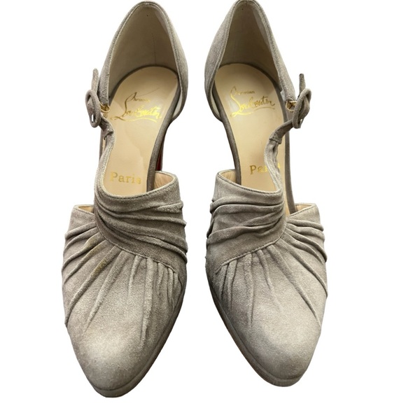 christian louboutin Paris made in italy beautiful heels red bottoms size 37 - Picture 2 of 7